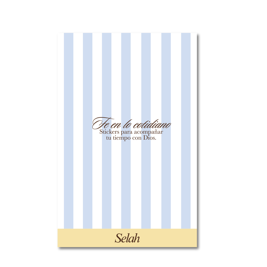 Church Notes Navy + Letras para Dios + Libro de Stickers
