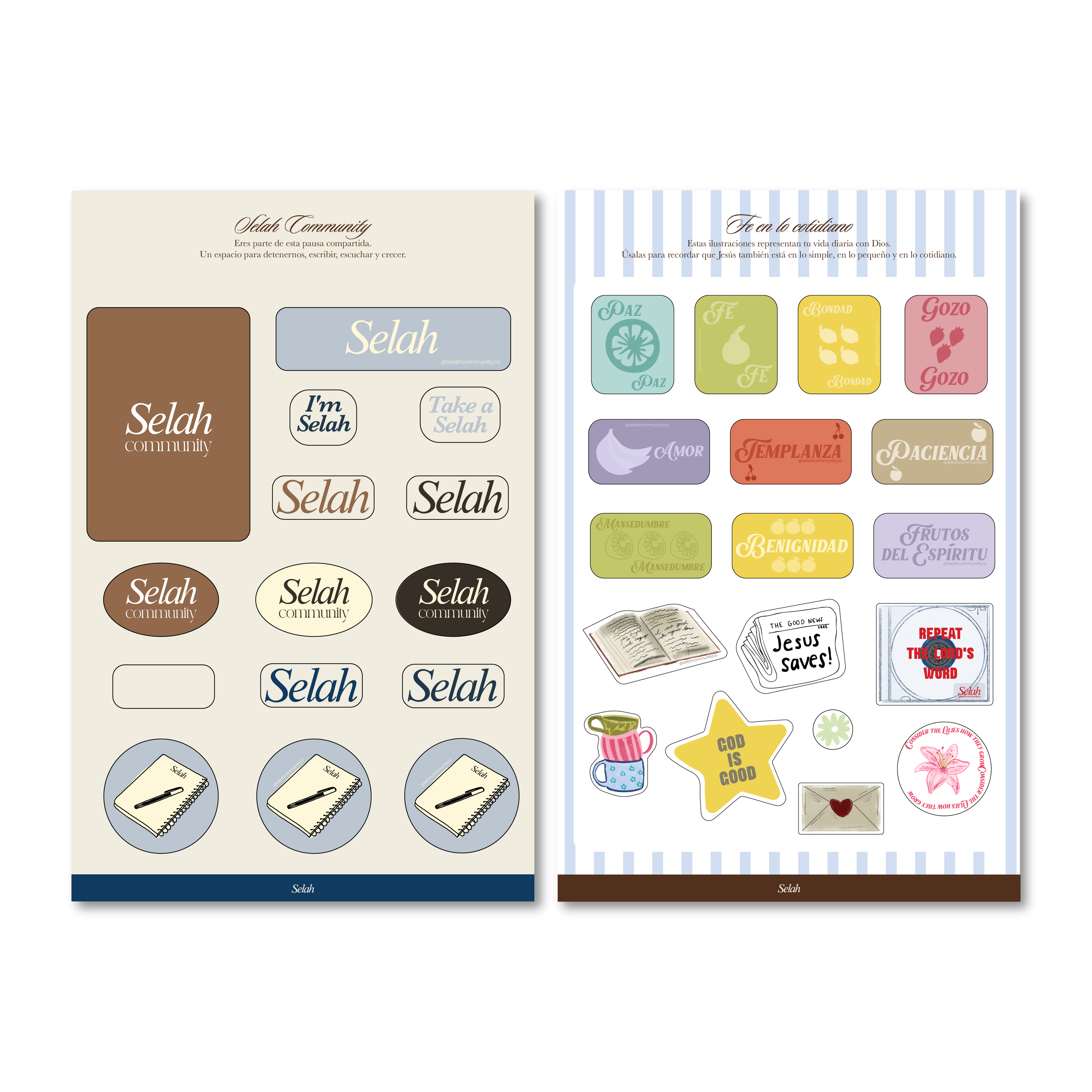 Church Notes + Libro de Stickers
