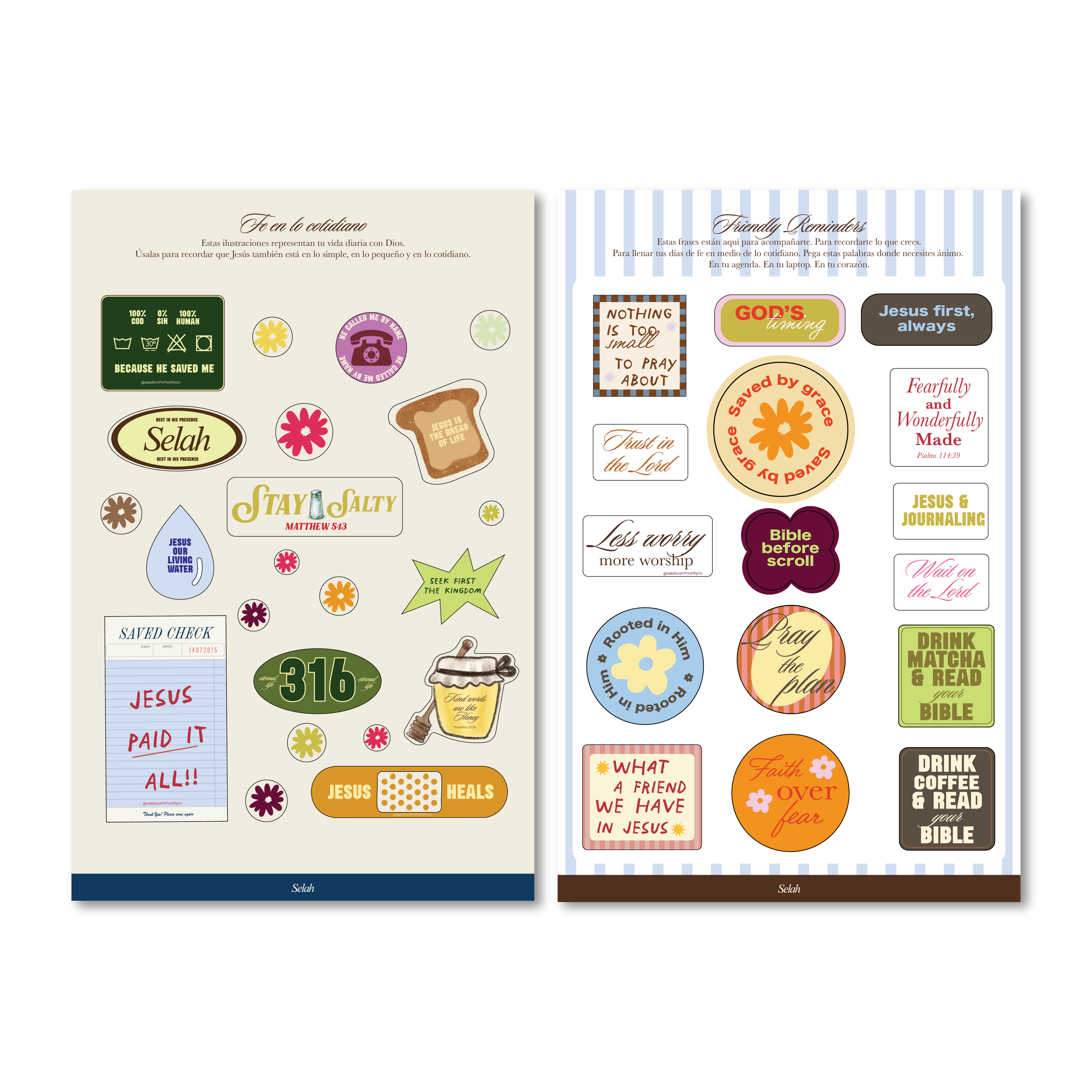 Church Notes + Libro de Stickers