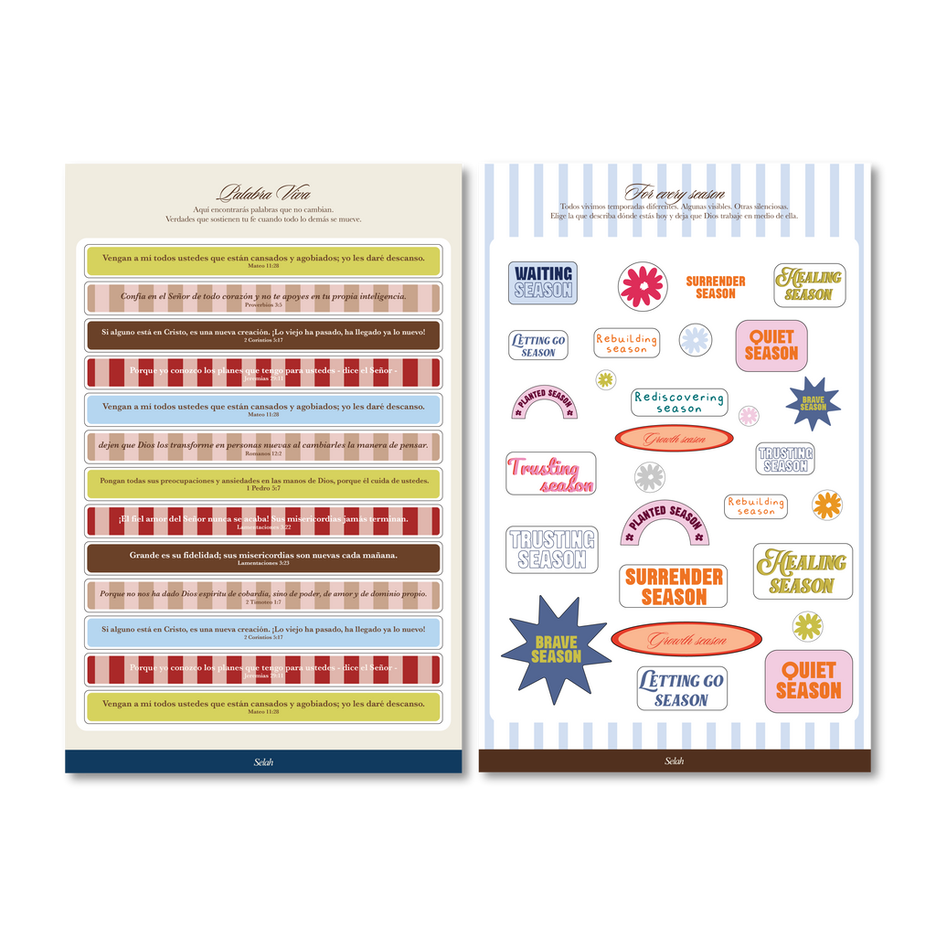 Church Notes + Libro de Stickers