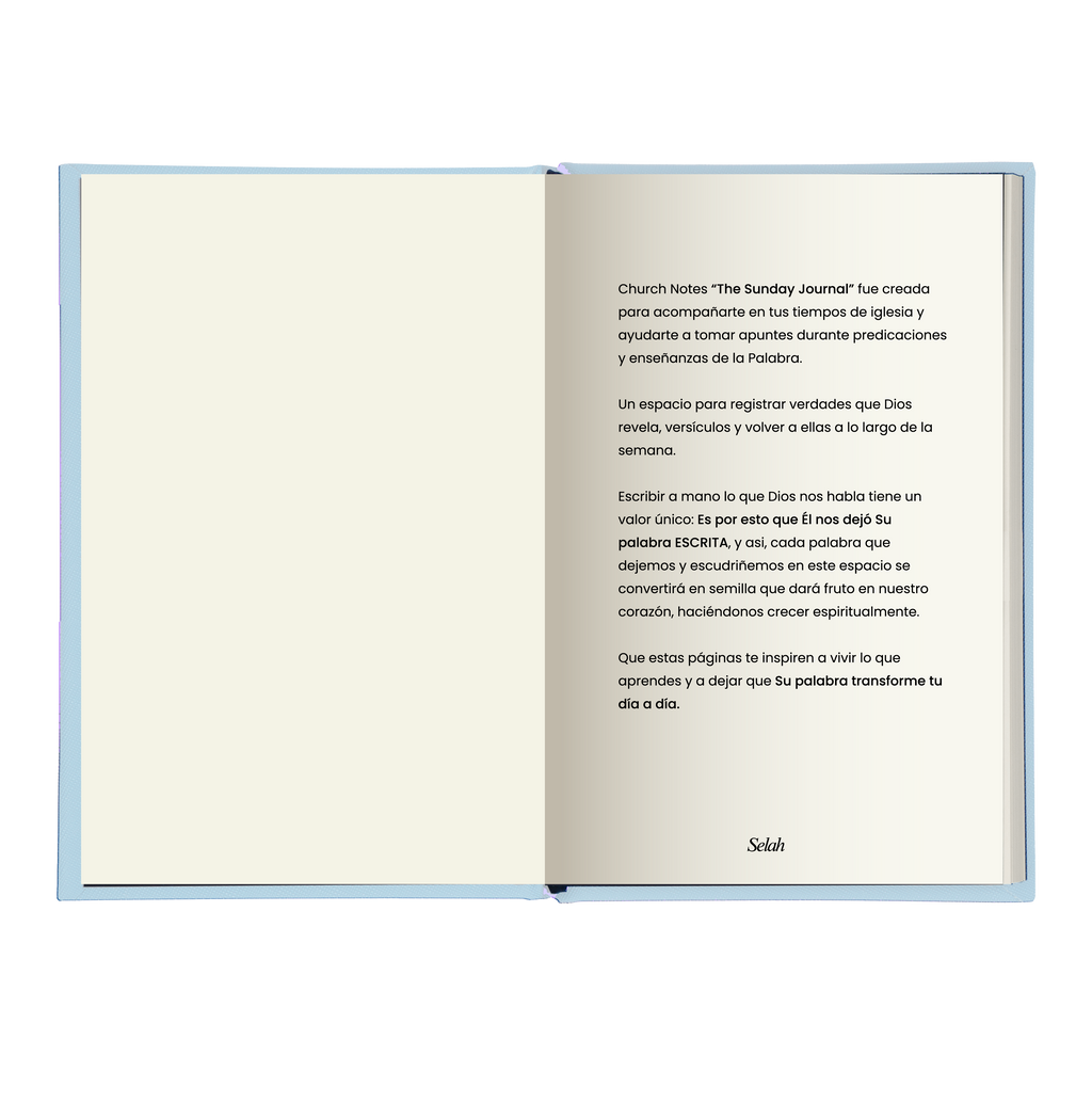 Church Notes “The Sunday Journal”