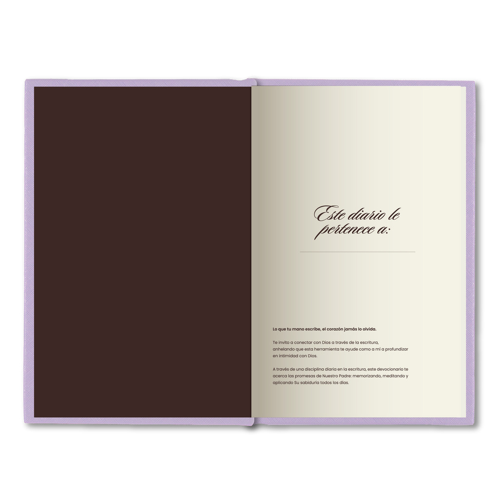 Diario devocional “Letras para Dios”