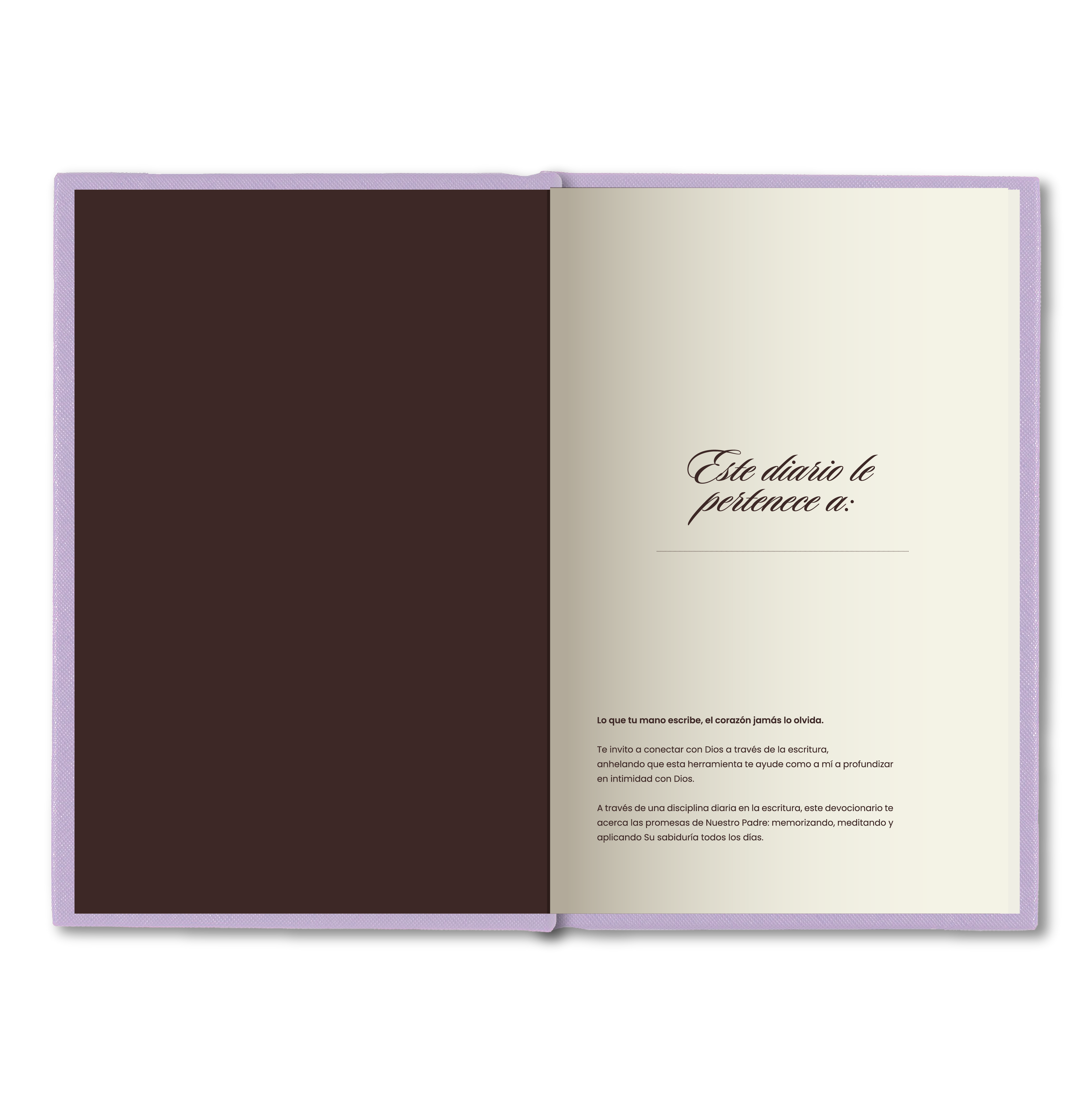 Diario devocional “Letras para Dios”