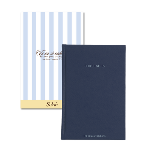 Church Notes + Libro de Stickers