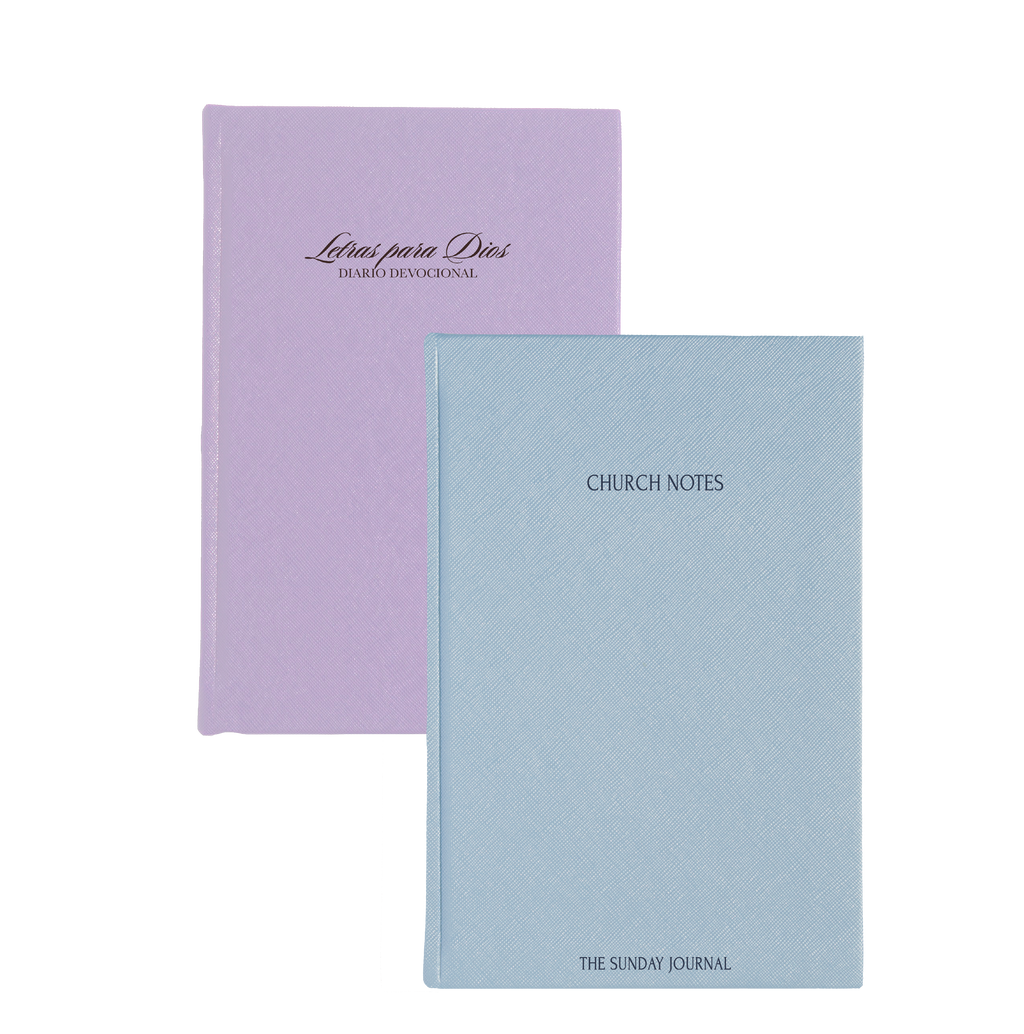 Church Notes - Color sky blue + Letras para Dios